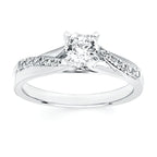 14k White Gold Bridal Set - Image 2
