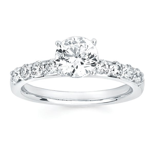 14k White Gold Bridal Set - Image 2
