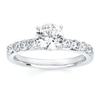 14k White Gold Bridal Set - Image 2