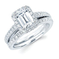 14k White Gold Engagement Ring