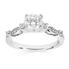 14k White Gold Bridal Set - Image 2