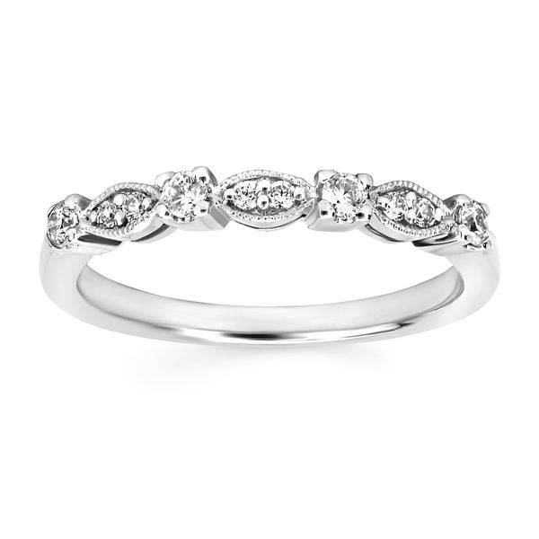 14k White Gold Bridal Set - Image 3
