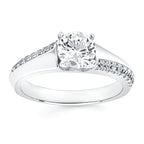 14k White Gold Bridal Set - Image 2