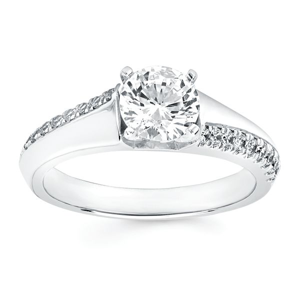 14k White Gold Bridal Set - Image 2