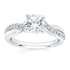 14k White Gold Bridal Set - Image 2