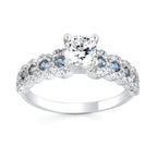 14k White Gold Bridal Set - Image 2