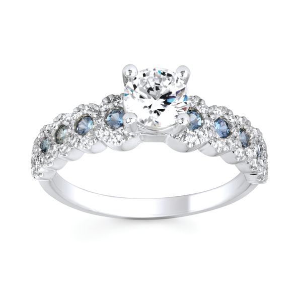 14k White Gold Bridal Set - Image 2