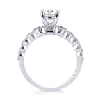 14k White Gold Bridal Set - Image 4