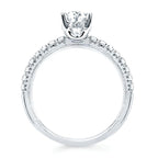 14k White Gold Bridal Set - Image 4