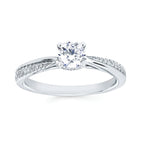 14k White Gold Bridal Set - Image 2