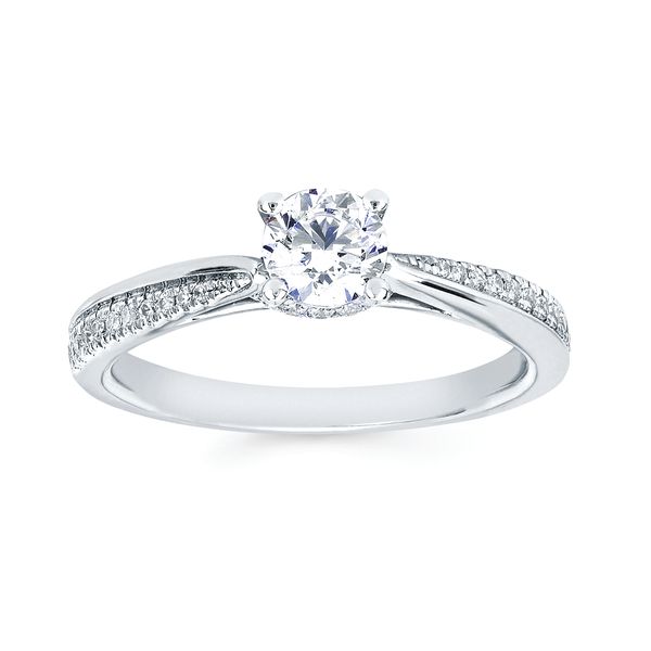 14k White Gold Bridal Set - Image 2