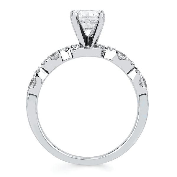 14k White Gold Bridal Set - Image 4