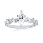 14k White Gold Bridal Set - Image 2