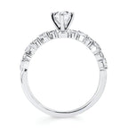 14k White Gold Bridal Set - Image 4