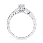 14k White Gold Bridal Set - Image 4