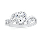 14k White Gold Bridal Set - Image 2