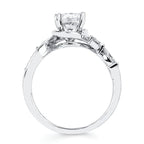 14k White Gold Bridal Set - Image 4