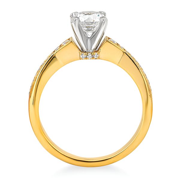 14k Yellow Gold Bridal Set - Image 4