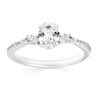 14k White Gold Bridal Set - Image 2