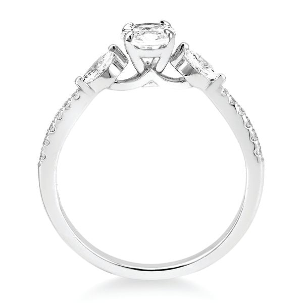 14k White Gold Bridal Set - Image 4