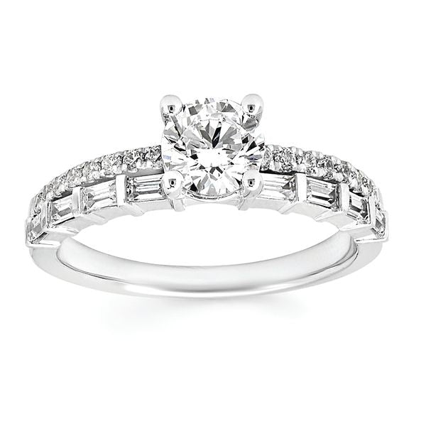 14k White Gold Bridal Set - Image 2