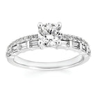 14k White Gold Bridal Set - Image 2