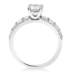 14k White Gold Bridal Set - Image 4