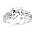 14k White Gold Bridal Set - Image 2