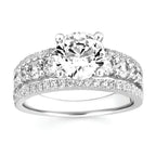 14k White Gold Bridal Set - Image 2