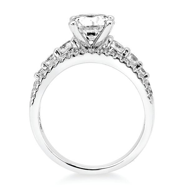 14k White Gold Bridal Set - Image 4