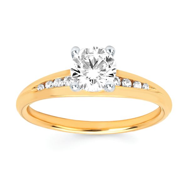 14k Yellow Gold Bridal Set - Image 2