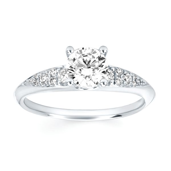 14k White Gold Bridal Set - Image 2
