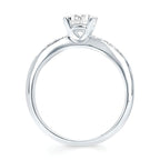 14k White Gold Bridal Set - Image 4