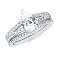 14k White Gold Bridal Set