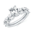 14k White Gold Bridal Set