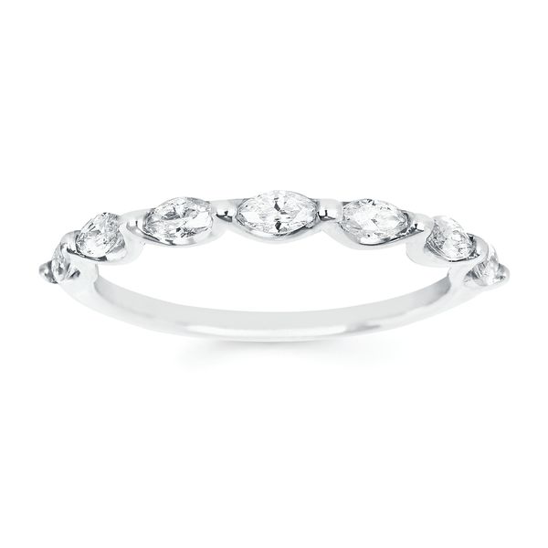 14k White Gold Bridal Set - Image 3