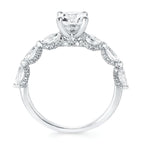 14k White Gold Bridal Set - Image 4