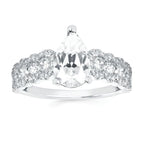 14k White Gold Bridal Set - Image 2
