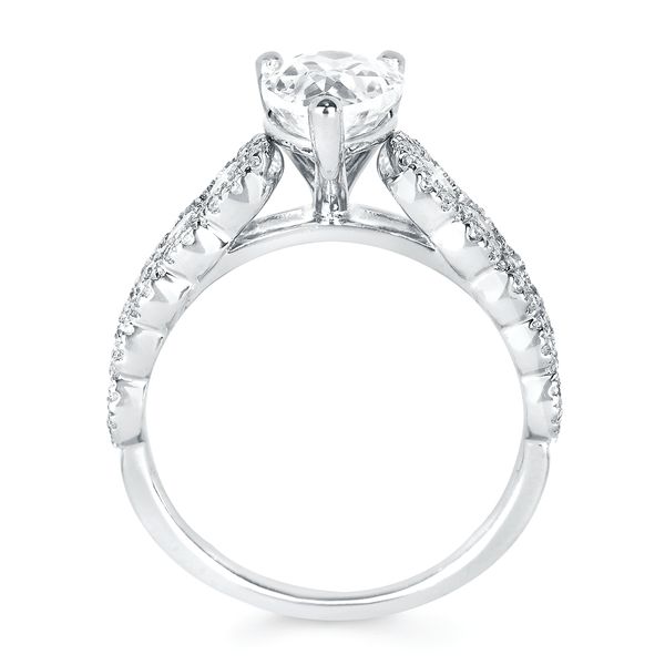 14k White Gold Bridal Set - Image 4
