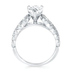 14k White Gold Bridal Set - Image 4