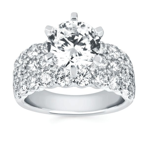 14k White Gold Bridal Set - Image 2