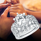 14k White Gold Bridal Set - Image 5