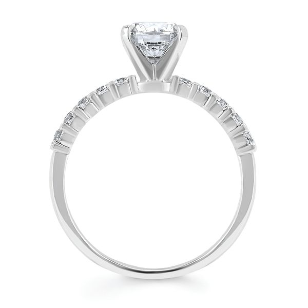 14k White Gold Bridal Set - Image 4