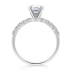14k White Gold Bridal Set - Image 4
