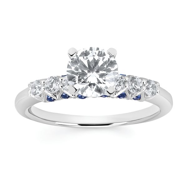 14k White Gold Bridal Set - Image 2