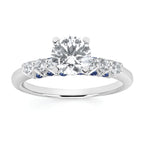 14k White Gold Bridal Set - Image 2