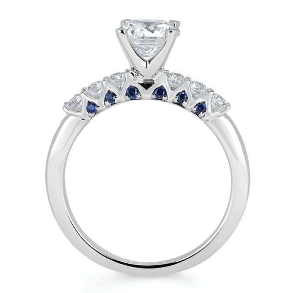 14k White Gold Bridal Set - Image 4