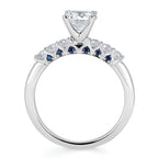 14k White Gold Bridal Set - Image 4