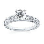 14k White Gold Bridal Set - Image 2