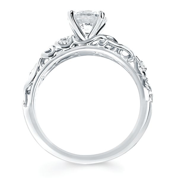 14k White Gold Bridal Set - Image 4